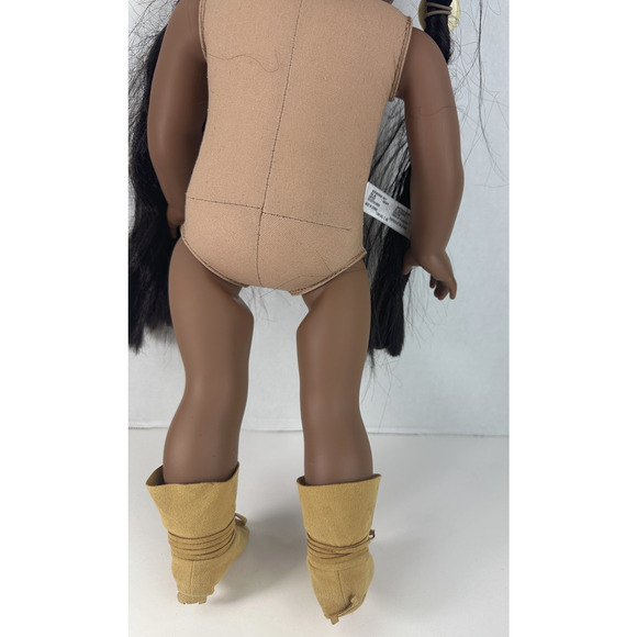 American Girl Kaya Doll Brown Eyes Brown Straight Hair 18" Medium Native 2017 - Picture 8 of 13